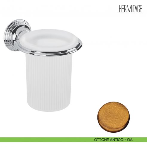 Porta bicchiere Colombo Design Hermitage B3302 ottone antico