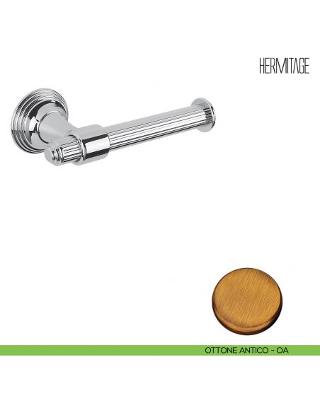 Porta rotolo Colombo Design Hermitage B3308 ottone antico