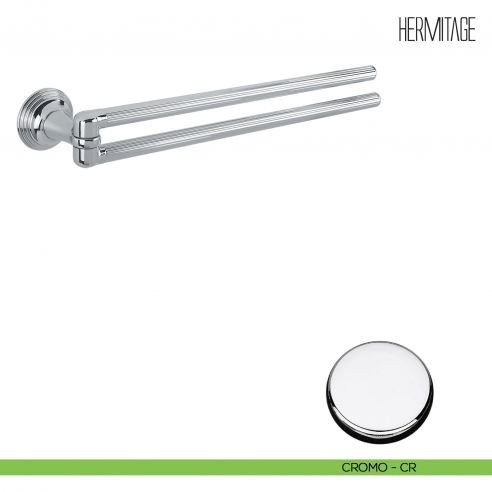 Porta salvietta a snodo Colombo Design Hermitage B3312 cromo