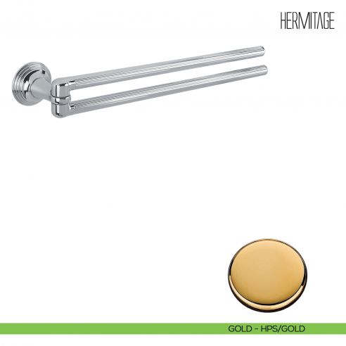 Porta salvietta a snodo Colombo Design Hermitage B3312 HPS gold