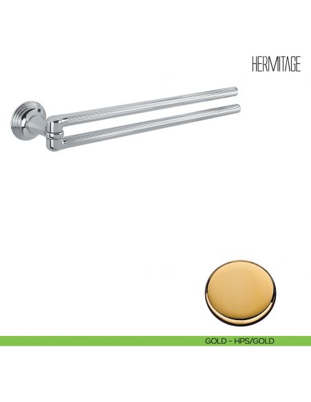 Porta salvietta a snodo Colombo Design Hermitage B3312 HPS gold