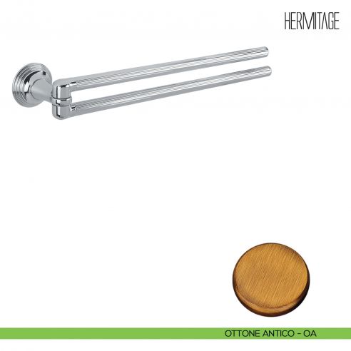 Porta salvietta a snodo Colombo Design Hermitage B3312 ottone antico