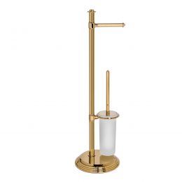 Piantana porta rotolo e porta scopino Colombo Design Hermitage B3318