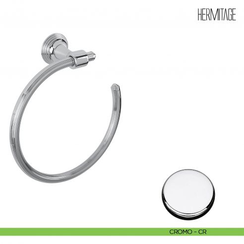 Porta salvietta ad anello Colombo Design Hermitage B3331 cromo