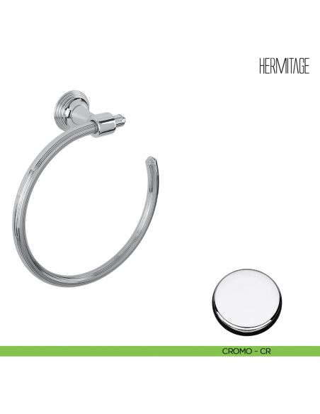 Porta salvietta ad anello Colombo Design Hermitage B3331 cromo