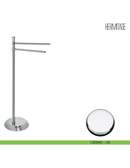 Piantana porta salvietta Colombo Design Hermitage B3338 cromo
