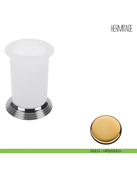 Porta bicchiere d'appoggio Colombo Design Hermitage B3341 HPS gold