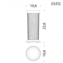 Scovolo con base Colombo Design Hermitage B3356