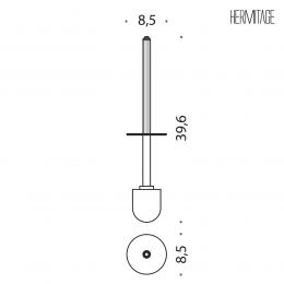 Manico con ciuffo Colombo Design Hermitage B3358