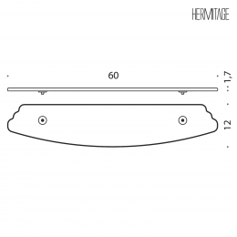 Mensola Colombo Design Hermitage B3361