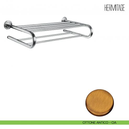 Rack porta salvietta Colombo Design Hermitage B3387 ottone antico