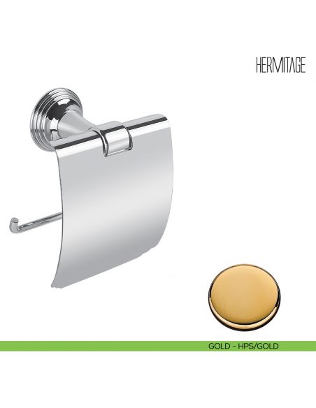 Porta rotolo coperto Colombo Design Hermitage B3391 HPS gold