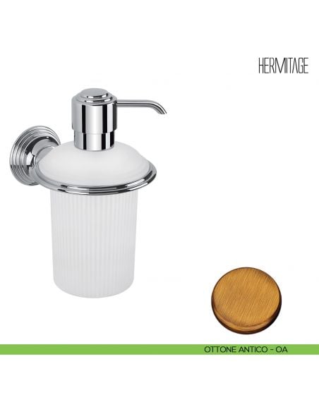 Spandisapone a muro Colombo Design Hermitage B9335 ottone antico