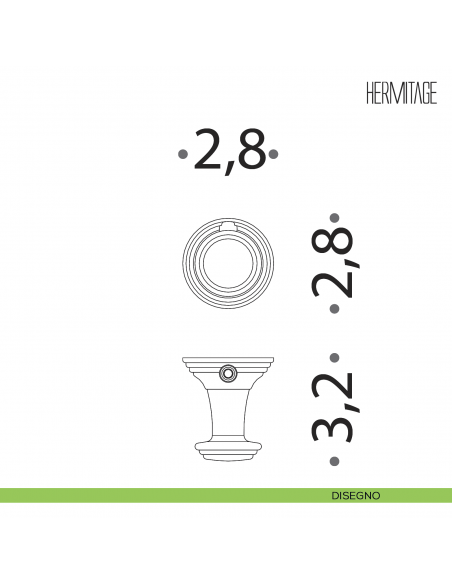 Portabito Colombo Design Hermitage LC77 disegno