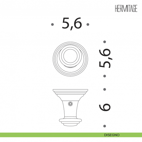 Portabito Colombo Design Hermitage LC87 disegno