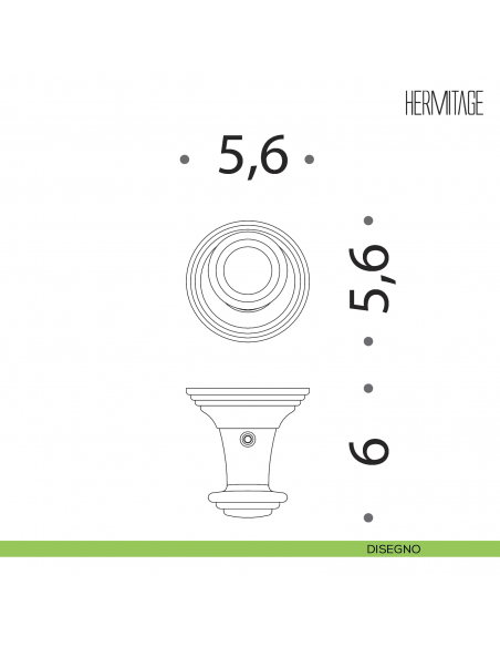 Portabito Colombo Design Hermitage LC87 disegno