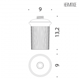 Contenitore per spandisapone Colombo Design Hermitage B9376