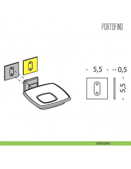 Ghiera Colombo Design Portofino disegno