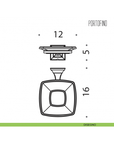 Porta sapone Colombo Design Portofino disegno