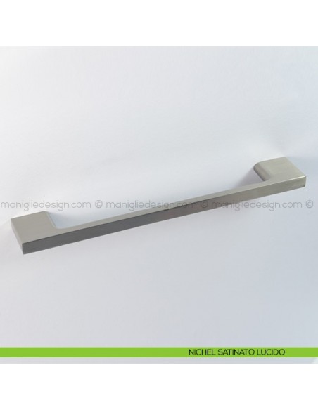 Maniglia per mobile Confalonieri MB09020 nichel satinato lucido