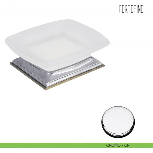 Porta sapone da appoggio Colombo Design Portofino CROMO