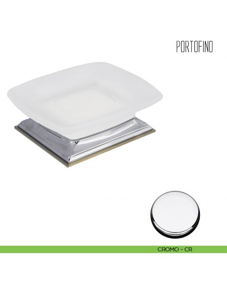 Porta sapone da appoggio Colombo Design Portofino CROMO