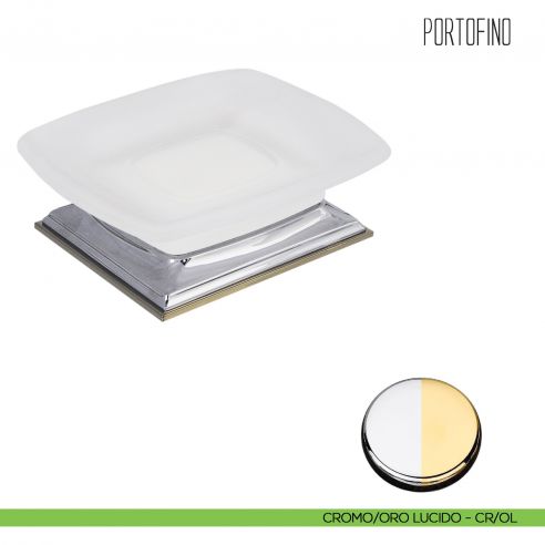 Porta sapone da appoggio Colombo Design Portofino CROMO-ORO