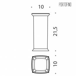 Scovolo con base Colombo Design Portofino B3256