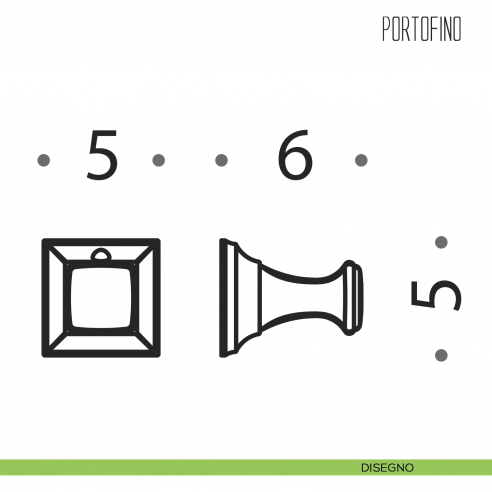 Portabito Colombo Design Portofino disegno