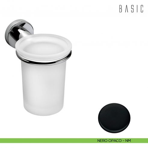 Porta bicchiere Colombo Design Basic neromat