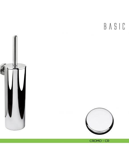 Porta scopino sospeso Colombo Design Basic cromo