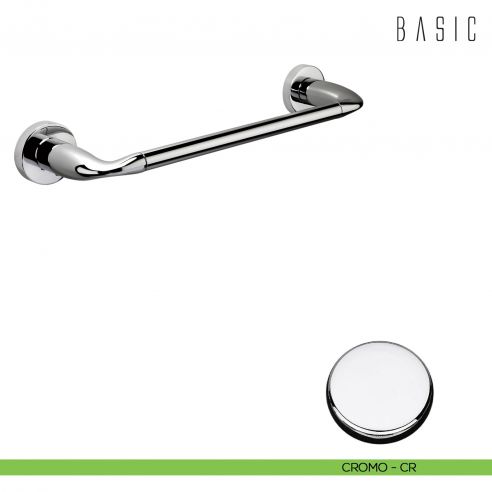 Porta salvietta Colombo Design Basic 65 cm cromo