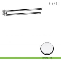 Porta salvietta doppio a snodo Colombo Design Basic 2