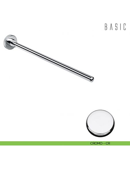 Porta salvietta fisso Colombo Design Basic cromo