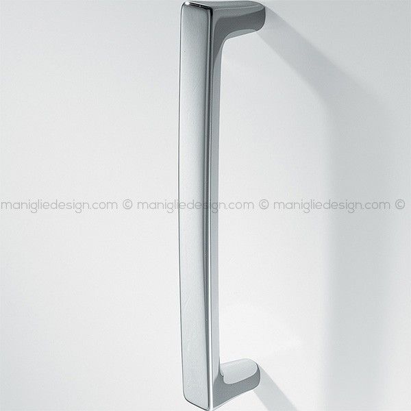 Maniglia Per Mobili Concept - Design Moderno, Effetto Alluminio, 80x80 Mm, Made In Italy - Foto 5