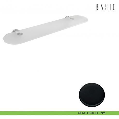 Mensola Colombo Design Basic 60 cm neromat