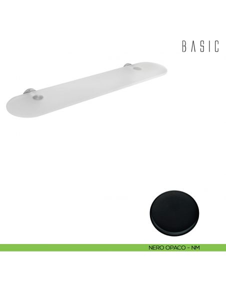 Mensola Colombo Design Basic 60 cm neromat