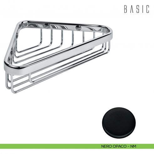 Angolare doccia Colombo Design Basic neromat