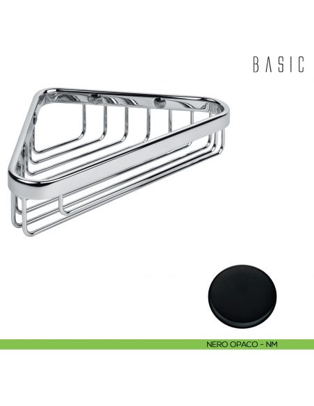 Angolare doccia Colombo Design Basic neromat