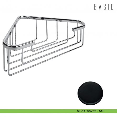 Angolare doccia Colombo Design Basic neromat