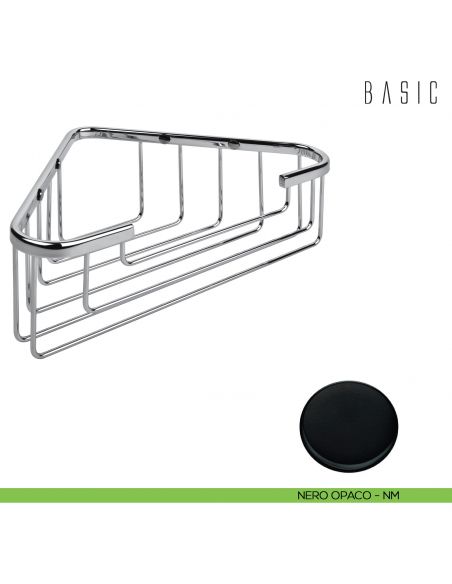 Angolare doccia Colombo Design Basic neromat