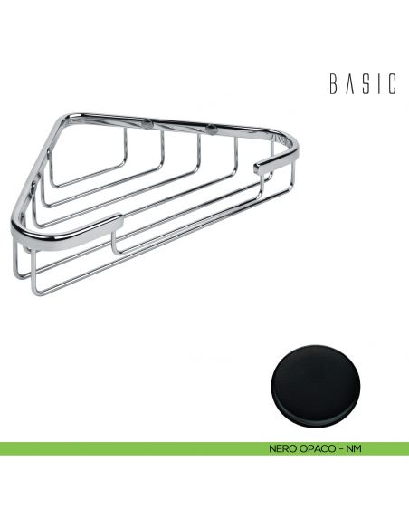 Angolare doccia Colombo Design Basic neromat