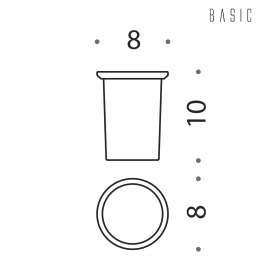 Bicchiere Colombo Design Basic B2752