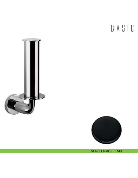 Porta Rotolo Colombo Design Basic neromat