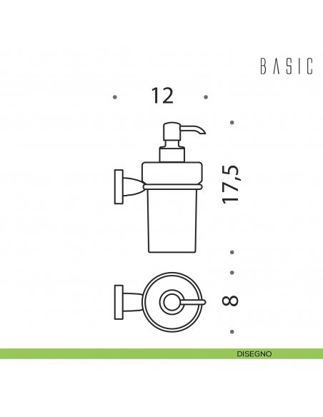 Spandisapone da muro Colombo Design Basic disegno