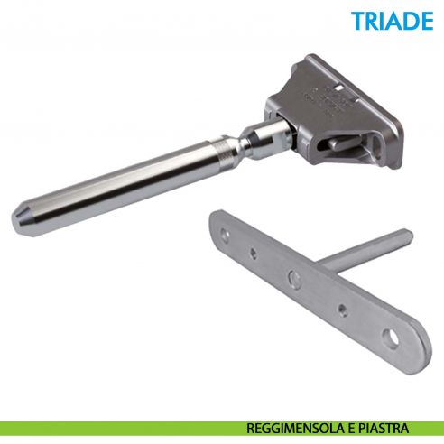 Reggimensola a scomparsa Ferramenta Livenza Triade per mensole in legno con spessori a partire da 25 a 40 mm