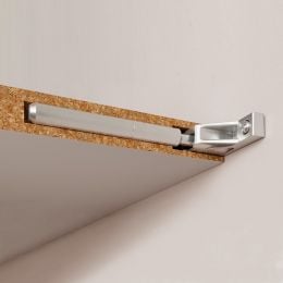 Reggimensola a scomparsa Ferramenta Livenza Triade Slim per mensole in legno spessore a partire da 18 mm