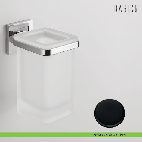 Porta bicchiere Colombo Design Basic Q B3702 NEROMAT