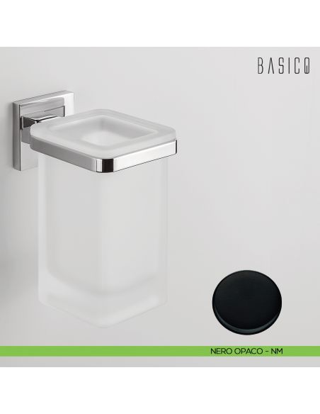 Porta bicchiere Colombo Design Basic Q B3702 NEROMAT