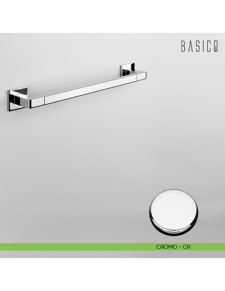 Porta salvietta Colombo Design Basic Q 41 cm B3709 CROMO